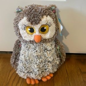 Little Brownie Originals Plush Owl 100 Years of Girl Scout Cookies Embroidered